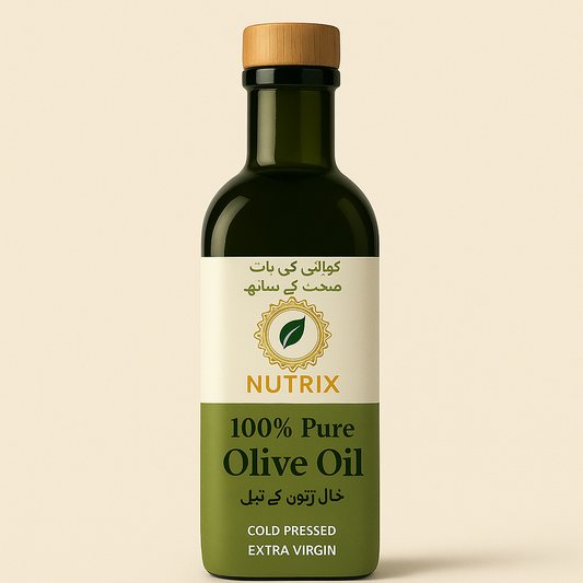 Nutrix 100 Pure Olive Oil bottle front view